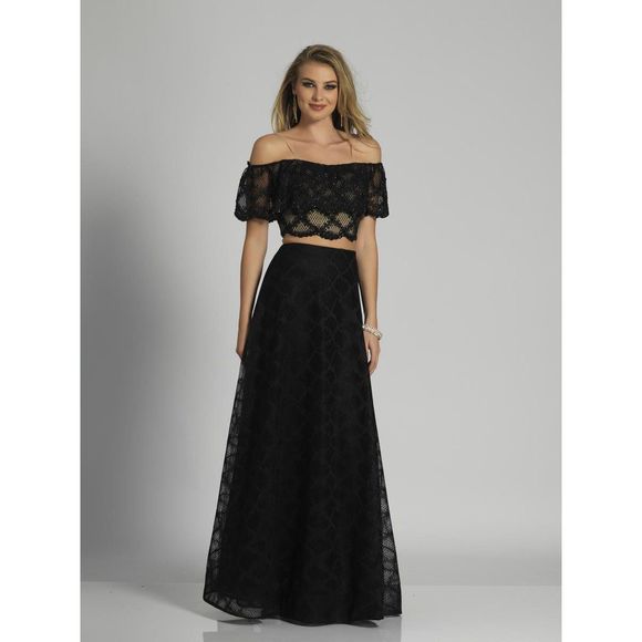 Black Dave and Johnny Size 4 A-line dress